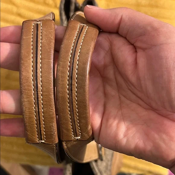 Brown Coach SoHo Signature Mini Tote Bag - Picture 5 of 15